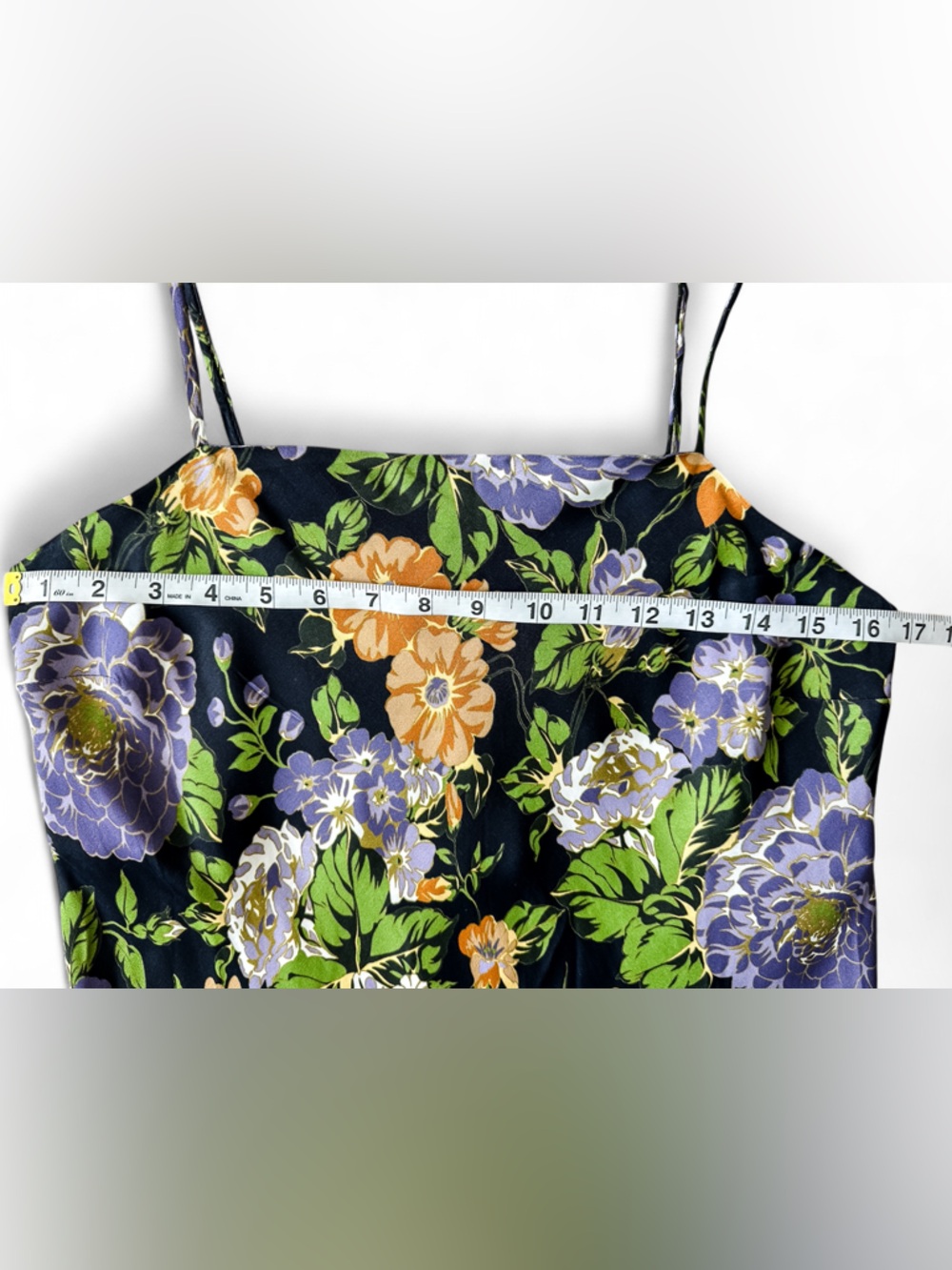 FARM Rio Capri Floral Black Sleeveless Mini Dress Women’s - Size Medium - Picture 10 of 13
